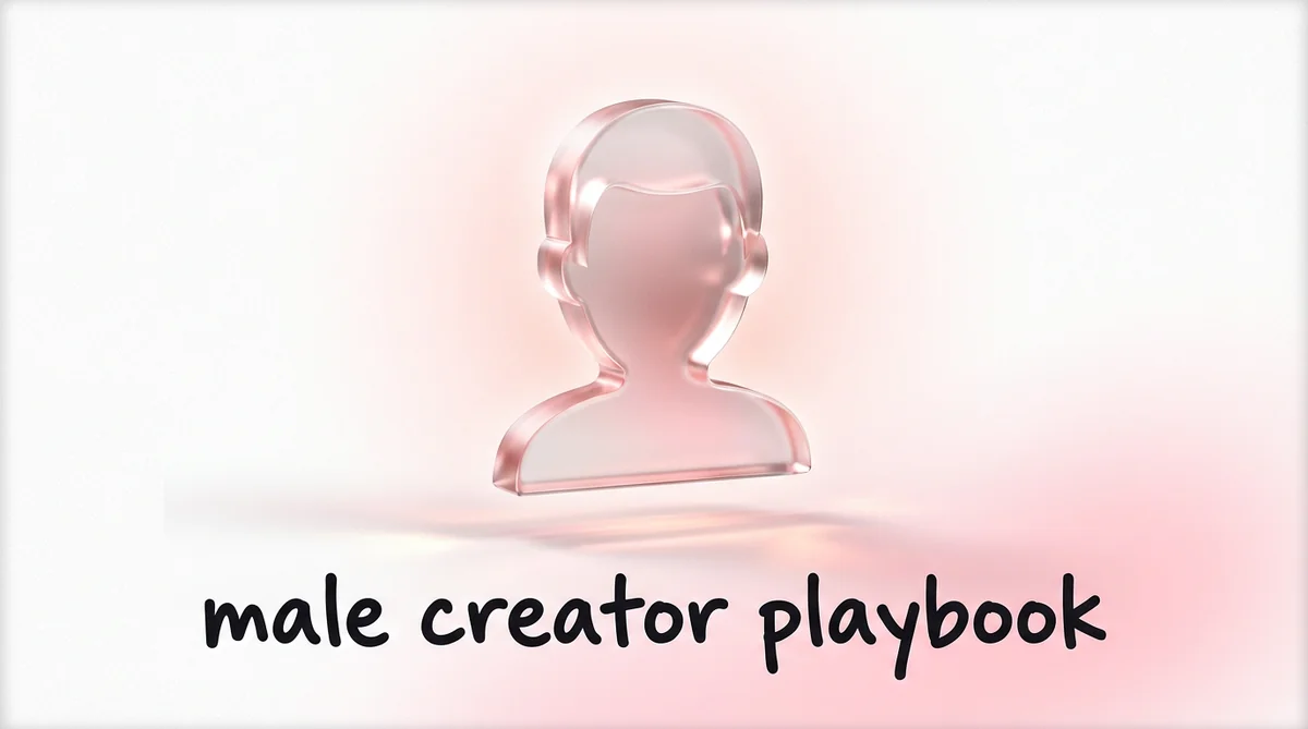 Male creator playbook